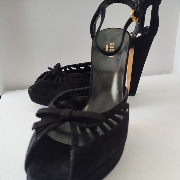 GUCCI SUEDE SHOES - Picture 3 of 11